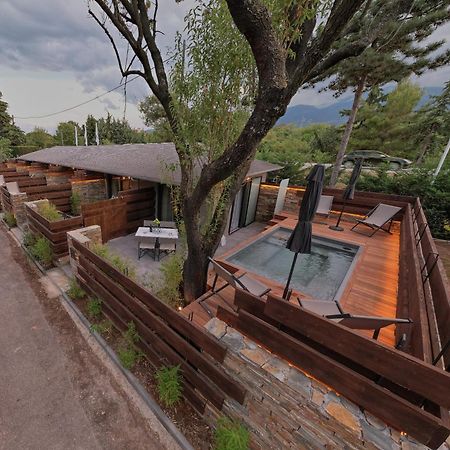 Sylvia Camping & Luxury Suites, Panel Hospitality Homes & Villas Litochoro Exterior foto